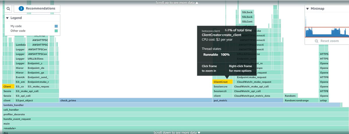 _claucloud's tweet photo. This post show how developers can easily onboard onto #CodeGuru Profiler in order to improve the performance of their #serverless applications built on #AWS #Lambda. https://t.co/abmhFRBgNE https://t.co/wJtohdjLis
