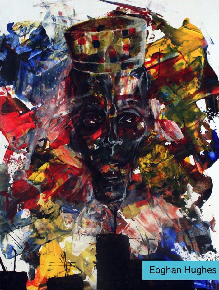 When I saw this piece of art in my son's school magazine I was blown away. #prouddad