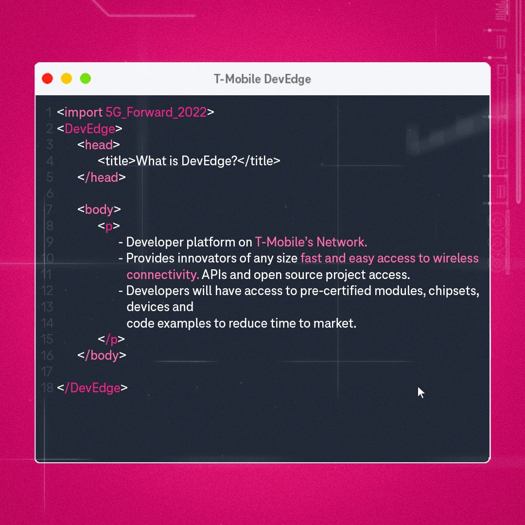 If code and app development is your world then this is your news! #5GForward #TeamMagenta t-mo.co/3L5dMMI