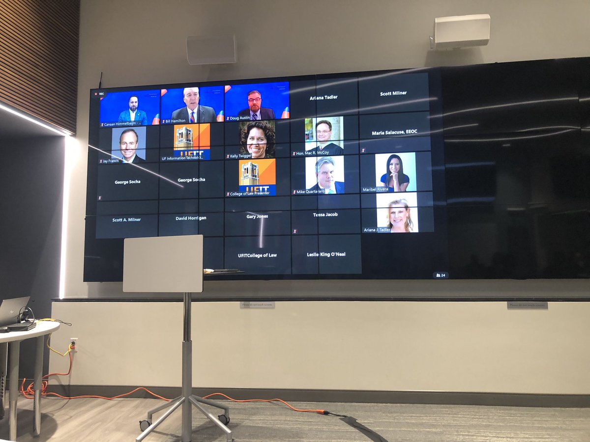 suzaclark's tweet photo. Nuts &amp; Bolts sessions on #ediscovery careers and trends at #UFEDiscovery @UFLaw @TodayEdiscovery @ConsilioGlobal @trustaffingpart #beasleyallen https://t.co/RRuvoLRFPE