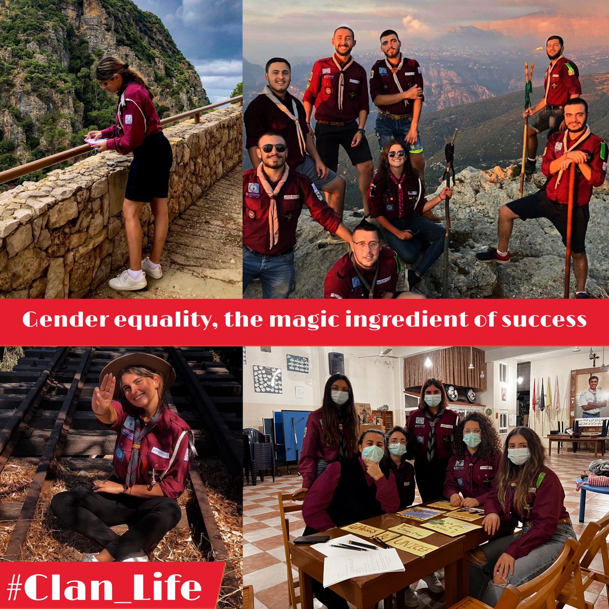 WAGGGSdelegates's tweet photo. We might be different, but we’re all powerful and capable of reaching our goals despite our gender!💪🏻
Girls can climb mountains, walk long distances, make their voices heard and participate in the decision making process.🔴
~Therese
#BringIntheGirls #CSW66 #GuidesAtCSW66 https://t.co/uQrMPer1aM