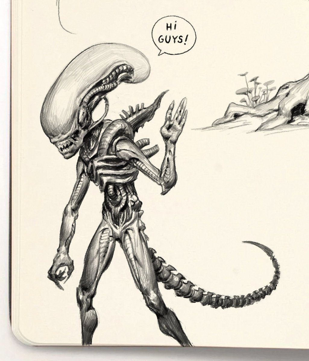 also finished the alien fella 