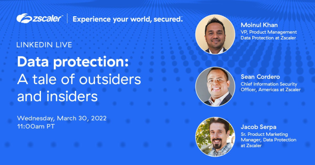 mradlowski's tweet photo. To protect your data amid state-sponsored attacks and careless users, you need to stop both external and internal threats. Want to see how? RSVP to our upcoming LinkedIn Live! https://t.co/NVfp4eYqe7 #dataprotection #sse​ https://t.co/6iaABH2RQS https://t.co/qjgX5I155F