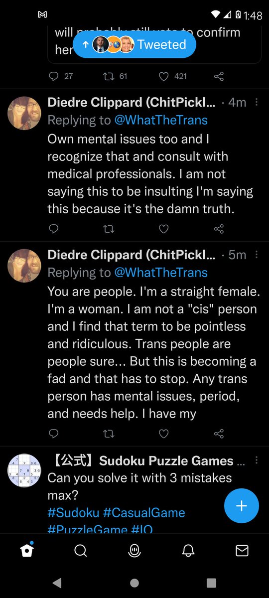 diedre84's tweet image. I just know I'm gonna get shit for this but it's the truth and I'm sick of the BS. I bet @libsoftiktok would agree with me for the most part. #defineWoman