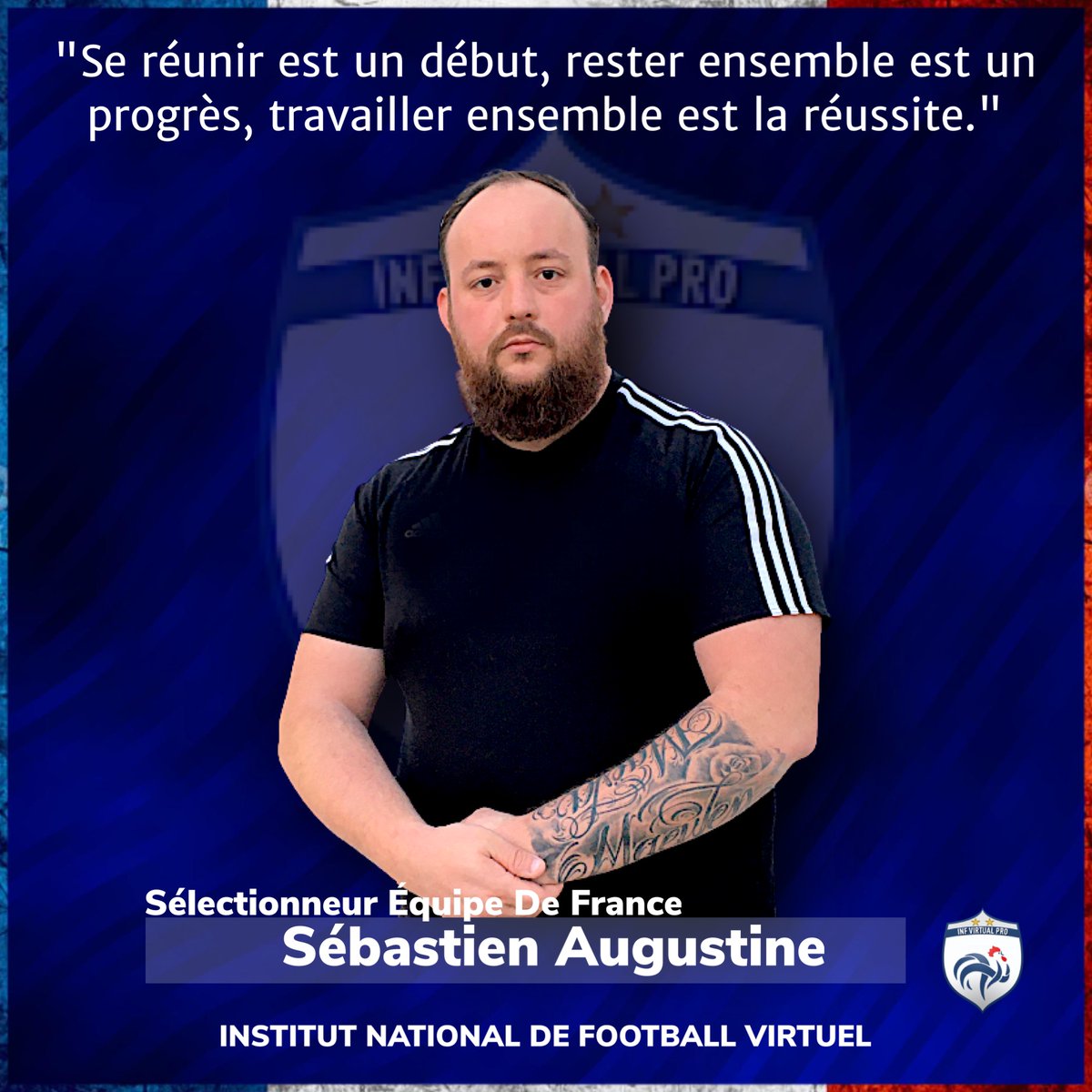 LesBleusClubPro's tweet image. 🚨 INFO INF 🇫🇷 🚨

L’institution a choisi @SebastienAugu11 comme le premier sélectionneur de sa nouvelle ère 🇫🇷

Il prend ses fonctions dès aujourd’hui et aura pour objectif, de mener l’Equipe de France vers un trophée.

Il travaillera en étroite collaboration avec @DevilsLolo.