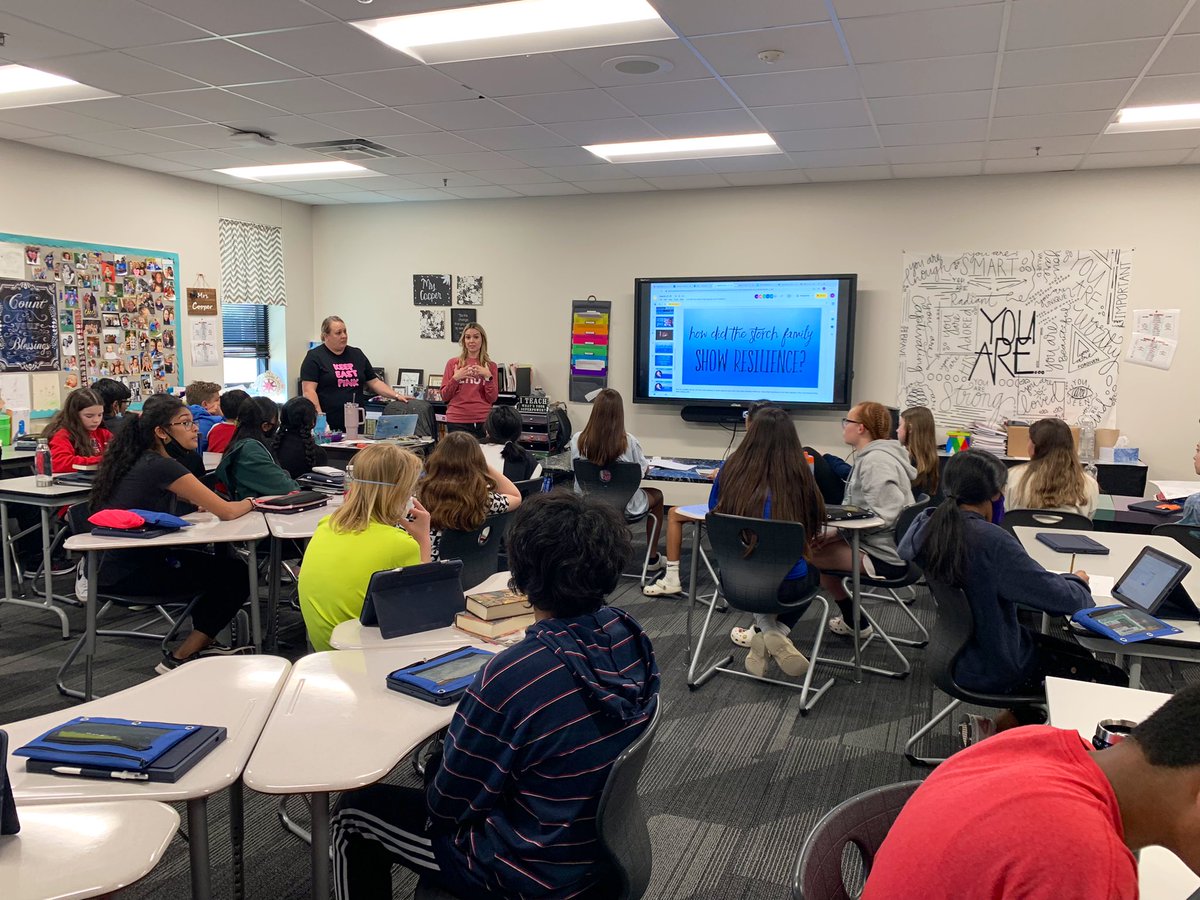 Today’s Beast Time lesson discussed what it means to be resilient and how the story of <a href="/taylorsgift/">Taylor's Gift Foundation</a> exemplifies resilience. It was amazing seeing our teachers discuss the Storch family and their impact in our @Coppellisd and <a href="/coppelleast/">Coppell Middle School East</a> community. 💙 #EastUnity