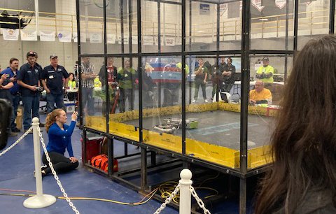 CustomSprings's tweet photo. Some photos from the Preliminary BotsIQ competitions last week, including Ace Wire Spring &amp; Form's own Mike Valoski, otherwise known as "Crowbar".

https://t.co/7TlqHfYIhZ https://t.co/393vj4I0xZ