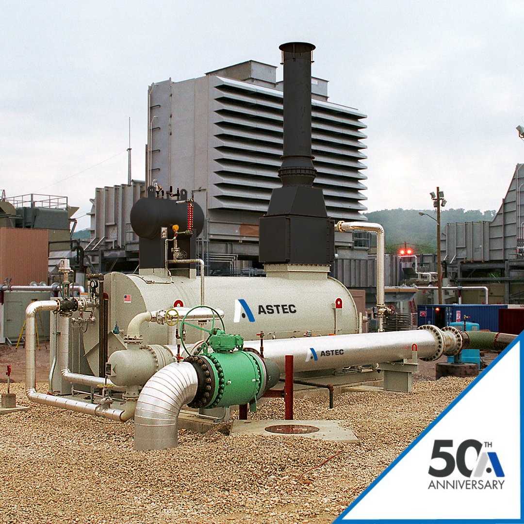 astecindustries's tweet photo. In 1977, Astec established Heatec as a subsidiary company to manufacture heaters and other smaller items. The first product sold was an asphalt tank to S.T. Wooten Corporation in North Carolina. #50YearsofAstec #Astec #OneASTEC https://t.co/lPFA8XLg5r