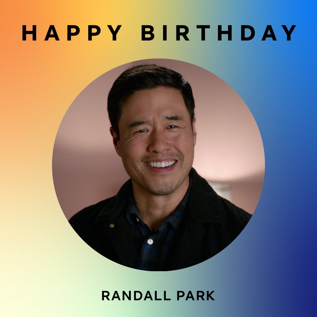 Happy birthday Randall Park 