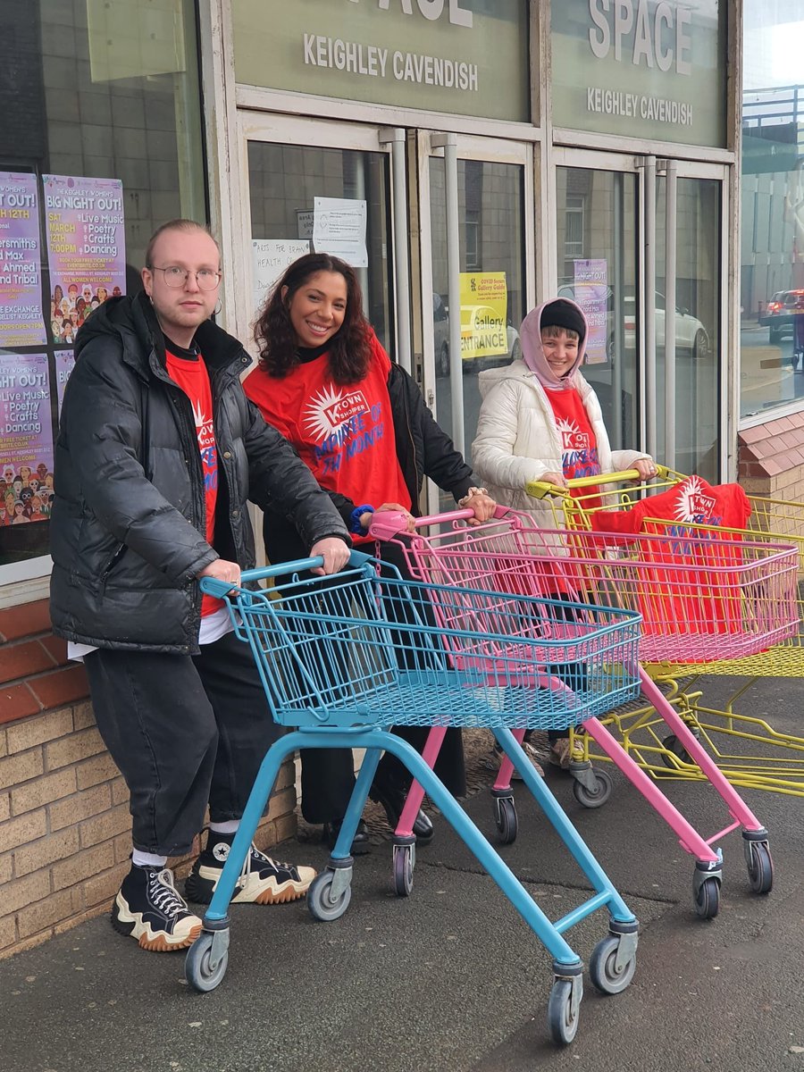 bradfordmdc's tweet photo. Get down to #Keighley for K-Town Shopper weekend 26 & 27 March
🛒 Alternative department store
🎨 Arts trail & outdoor gallery
👀 Sticker challenge
🥙 8ft kebab - vote for the best local late night snack
https://t.co/9bREThFHD2
#SpringBack2022 #WelcomeBackFund #Bradford2025 https://t.co/0e5xrC9svW