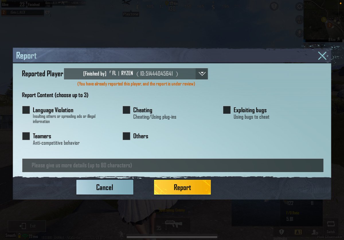 iGYANKOSH's tweet photo. @BattlegroundmIn This noobs are using paid hacks to spoil everyones game. Kindly ban this noobs that we can enjoy the game https://t.co/Sjb11BivOe