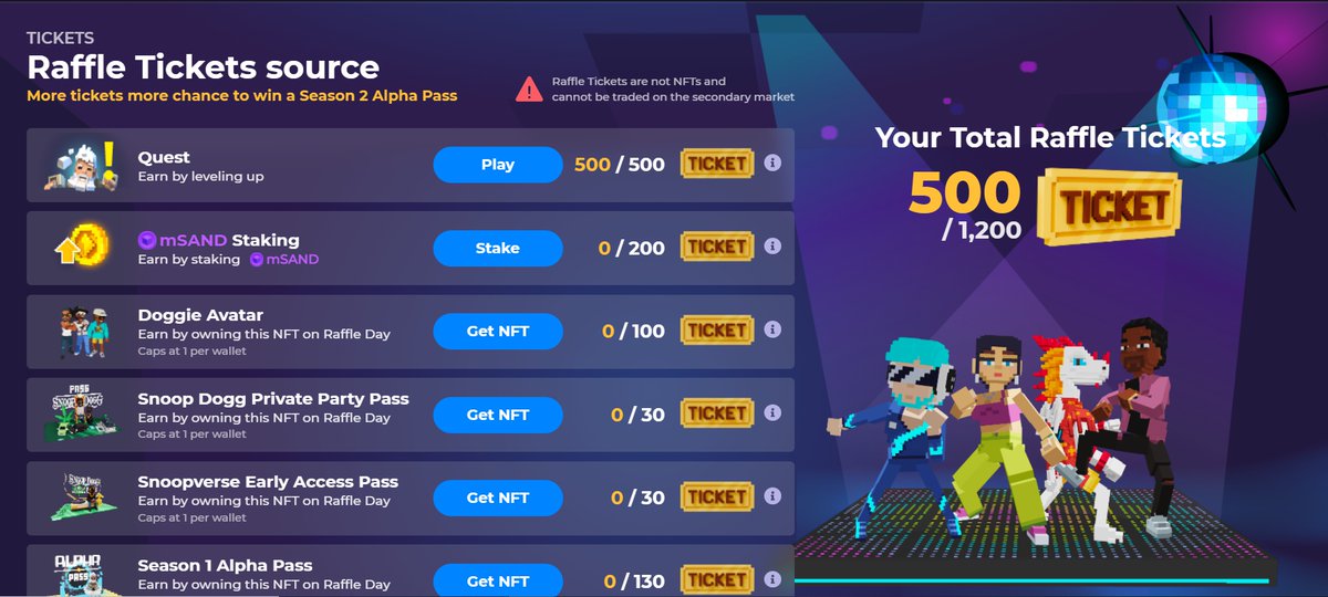 doongdiny's tweet photo. @TheSandboxGame I just participated in the daily #SandboxAlphaS2Contest for a chance to earn up to 1,000 $SAND! Starting March 22 - Ticket Day. Check out my screenshot below!
👇 #SandboxAlphaS2 https://t.co/2Hvu1h4Isu