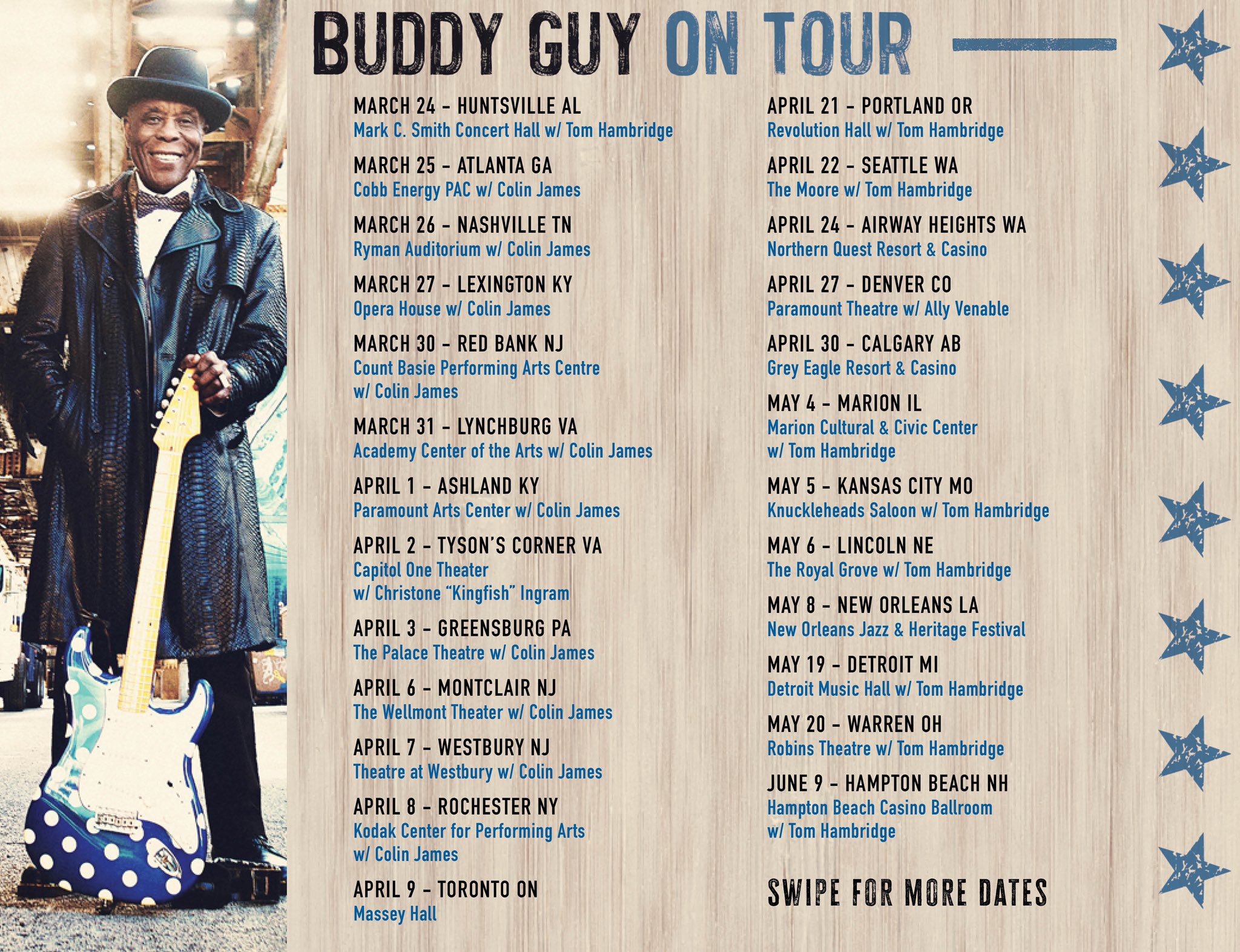 Buddy Guy on Twitter: "Buddy Guy and The Damn Right Blues Band are