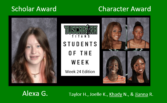 Titans_week's tweet photo. Congrats to the Week 24 Students of the Week! 

💫”Alexa receives outstanding grades and is academically conscious.”

💫” These four ladies founded the Black Student Union and created a club that will have lasting impact at THS!”

Kudos! Keep up the positive work, Titans! https://t.co/SYBtWlXZQG