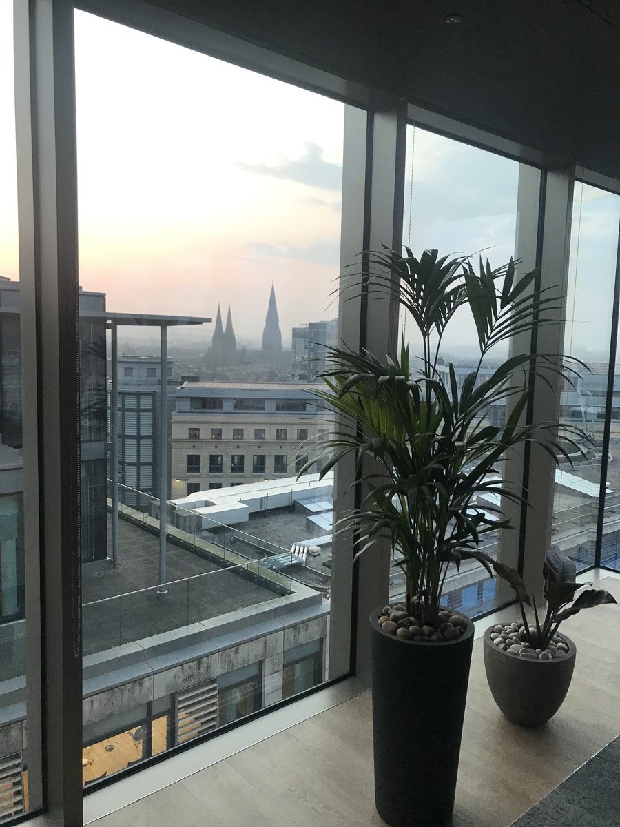 AlasdairHumph's tweet photo. This might come over a bit sad but it was just great that tonight’s ⁦@ScotPropFed⁩ policy board was a live meeting (for most) and even better given it was hosted by ⁦@BrodiesLLP⁩ in their excellent new office ⁦⁩ - what an amazing outlook. 👍 https://t.co/OGAzr5Gc55