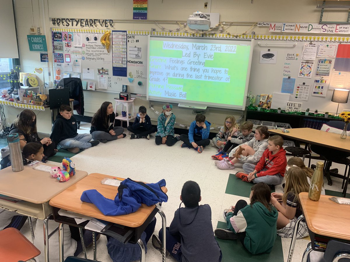 Milford Wellness (@_mpswellness) on Twitter photo Self-reflection and goal setting happening during morning meeting today. Grade 4 learnerās identify reading stamina and sustained attention as areas for growth in trimester 3. #SEL #growthmindset <a href="/MrsWhitCPM/">Principal Jamie Whitaker</a> <a href="/mpsseansmyth/">Sean Smyth</a> Self-reflection and goal setting happening during morning meeting today. Grade 4 learnerās identify reading stamina and sustained attention as areas for growth in trimester 3. #SEL #growthmindset <a href="/MrsWhitCPM/">Principal Jamie Whitaker</a> <a href="/mpsseansmyth/">Sean Smyth</a>