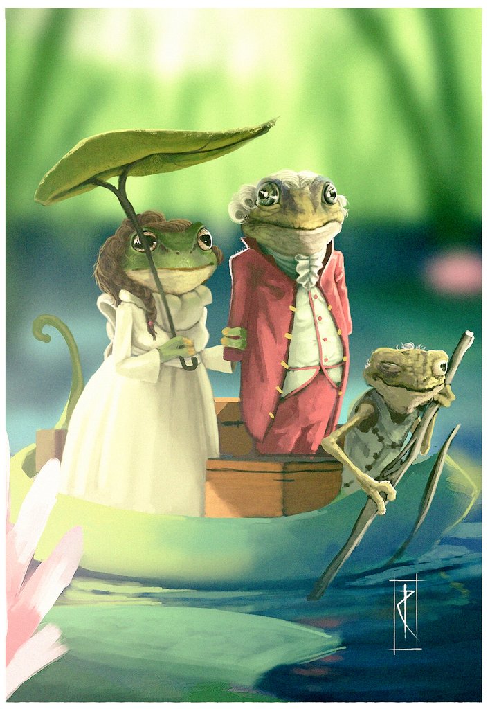 The traveling Frogs - illustration 🐸🐸

#SolanaNFTs #NFTCommunity