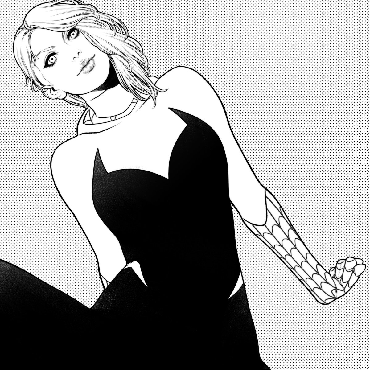 lucabertolami's tweet photo. Spider-Gwen illustration 

#SpiderGwen #spiderverse #acrossthespiderverse #Marvel #illustration #gwenstacy #CLIPSTUDIOPAINT #sketch #digitalart #comics https://t.co/xvj2CPpKVU