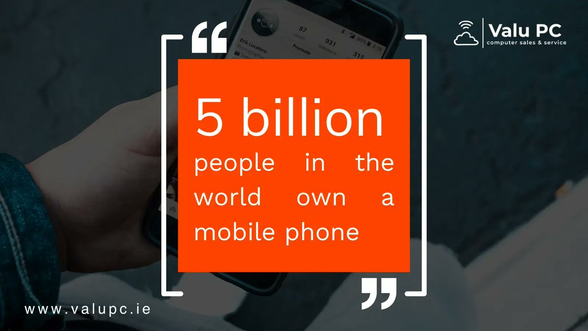Valupc's tweet photo. #DidYouKnow❓
1 in 5 people are dependent on their smartphone? You can shop our wide range of smartphones over on our website now!
💻 - https://t.co/haMCpp6ejG
#Smartphone #Phone #SmartphoneFacts #SmartphoneStats #SmartphoneStatistics #PhoneFacts #PhoneStats #PhoneStatistics https://t.co/wyRriRI1Sp