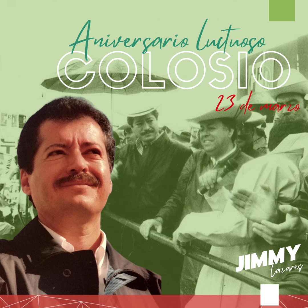 JaimeCr95's tweet photo. Hombre de grandes ideas aún vigentes, hoy conmemoramos el 28º aniversario luctuoso de Luis Donaldo Colosio, un priista quien siempre anheló un México fuerte, unido y soberano, un México de paz.
 
#COLOSIOvive #chambeamosoque 💪 https://t.co/hqobefShGe
