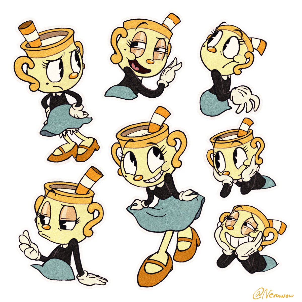 Neruwow's tweet photo. Chalice✨
#cuphead #cupheadfanart https://t.co/EdQ9KeyFKi