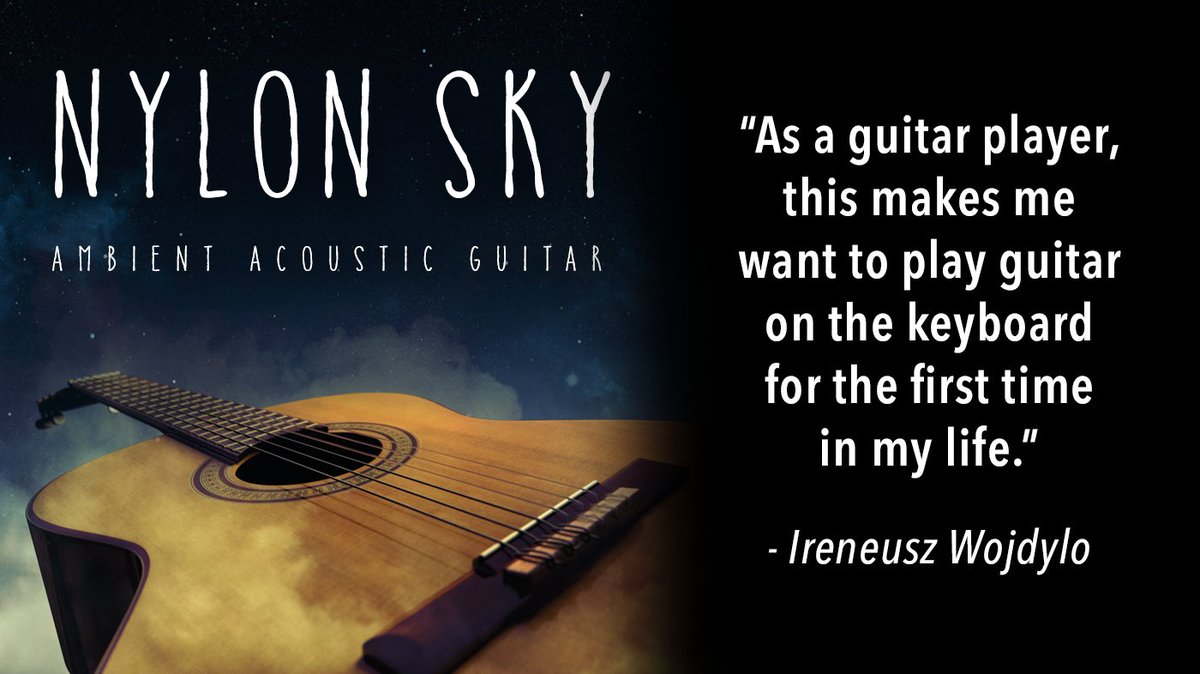 Spectrasonics's tweet photo. Learn more at https://t.co/wZtyYH3bvT! #spectrasonics #omnisphere #omnisphere2 #sonicextensions #nylonsky #guitar #acousticguitar #acoustic #ambient #samples #vstplugins https://t.co/4KnkblMBCO