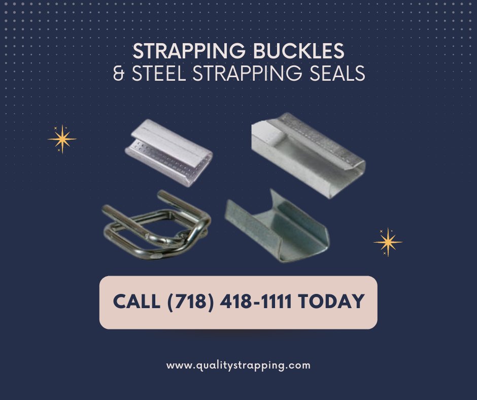 QualityStraping's tweet photo. The type of closure you need depends on your application, strap size and tools used.  Our wide variety of #closures enable you to choose the best closure for your applications. Contact us 718-418-1111 or learn more at https://t.co/E7D4Zq3PJc
#qualitystrapping #strappingtools https://t.co/rAkF3g5fdR