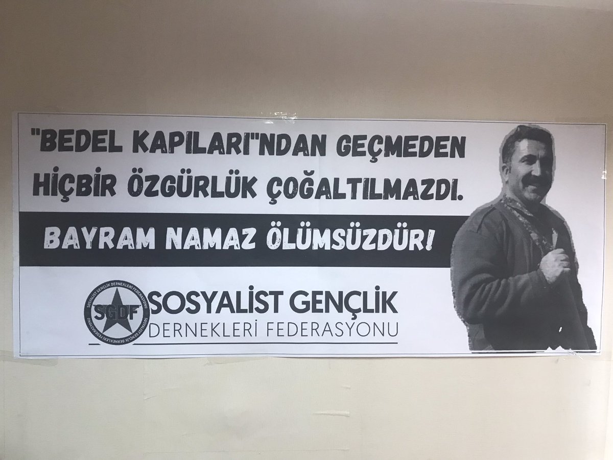 İstanbul |
Türk devleti ve işbirlikçileri tarafından suikastle katledilen, sosyalist yurtsever çizginin yılmaz savaşçısı komünist önder #BaranSerhat yoldaşı şehadetinin 3. yılında anmak için buluştuk. 

Adanmışlığından ve yaşamından öğrenmeye devam edeceğiz, hesabını soracağız!