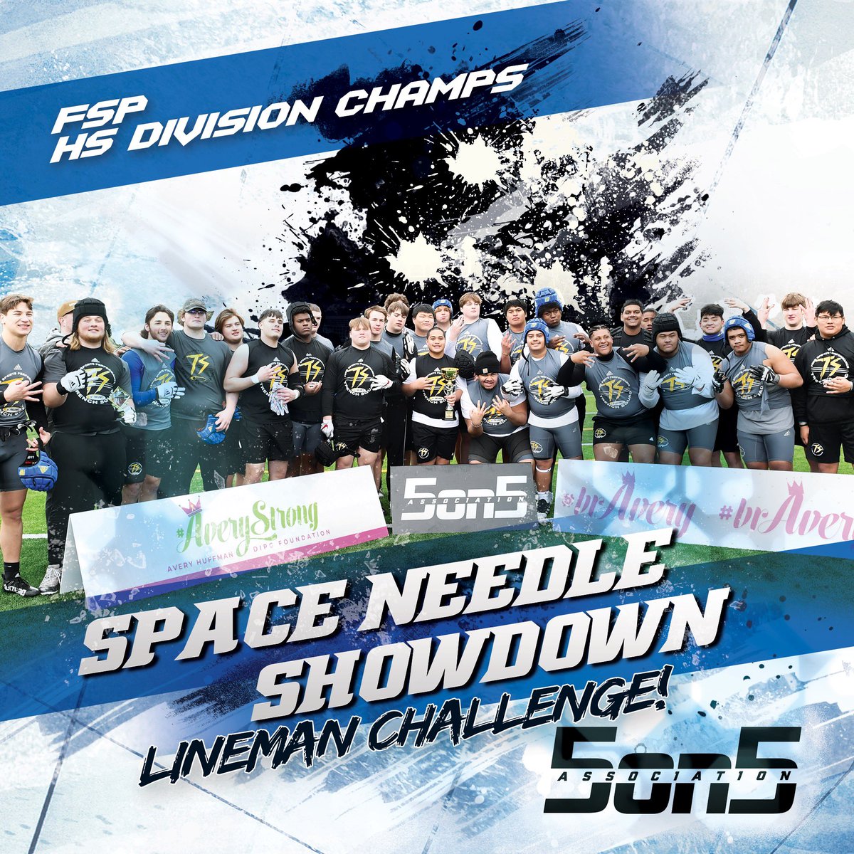 5on5association's tweet photo. Congratulations to the 1st Ever #SpaceNeedleShowdown 5v5 Tournament HS Division Champions:
-
FSP Trench Squad
-
#AssociationVSEverybody #LinemenNeedLoveToo πππ https://t.co/gPrSGk22sS
