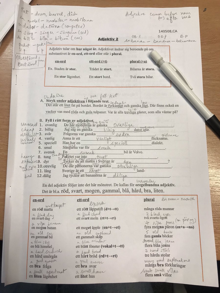All those years of teaching #EnglishGrammar to kids (&amp; they cursing me) is finally biting me terribly with #SwedishGrammar
#Obestämd #Bestämd 🤯🤯