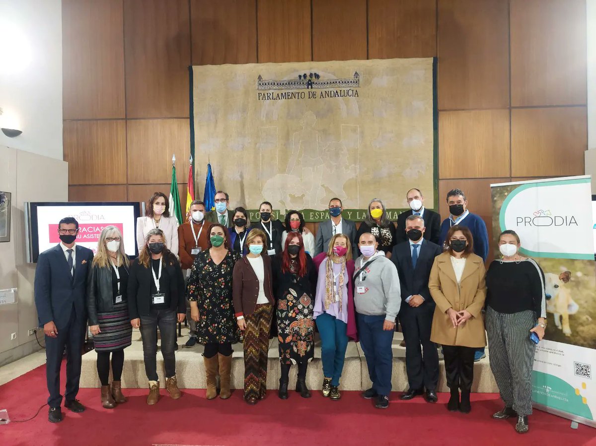 ProtectoraTlCdM's tweet photo. Muy contentos con el día de ayer. Como sabéis, fuimos invitados al Parlamento de Andalucía para participar en las jornadas contra el maltrato y abandono animal organizadas por @ProdiaConecta. 

Podéis ver la ponencia completa en el siguiente enlace
https://t.co/ckrmvW84zz https://t.co/HjkOsu3bEU