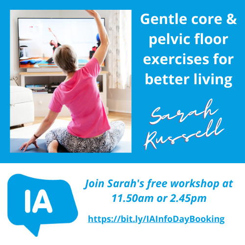 iasupport's tweet photo. Join one of Sarah Russell's free exercise workshops for those with a stoma, had abdominal surgery or stoma reversal at the IA Information Day on Saturday 26th March. Register to attend here >> https://t.co/tamkx8ludM  #BackToBetterLiving #ileostomy #stoma #ileoanalpouch https://t.co/hLBj3QIZJD