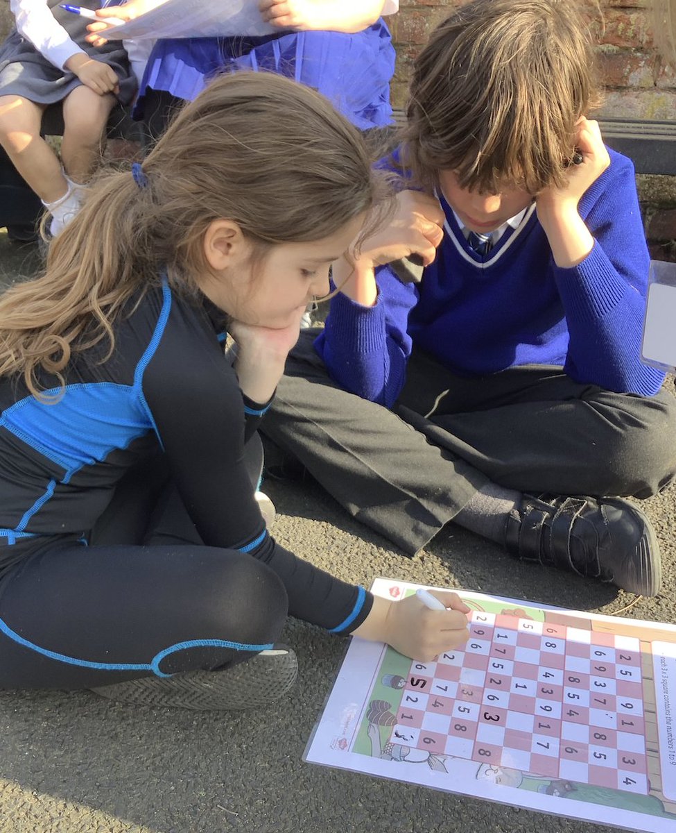 MrsDwhelan's tweet photo. @TheShrubberySch Yr 6 and Yr 2 joined together this afternoon to work on solving some picture and number sudoku puzzles.  #WorldMathsDay2022 https://t.co/5BH3Cq9muR