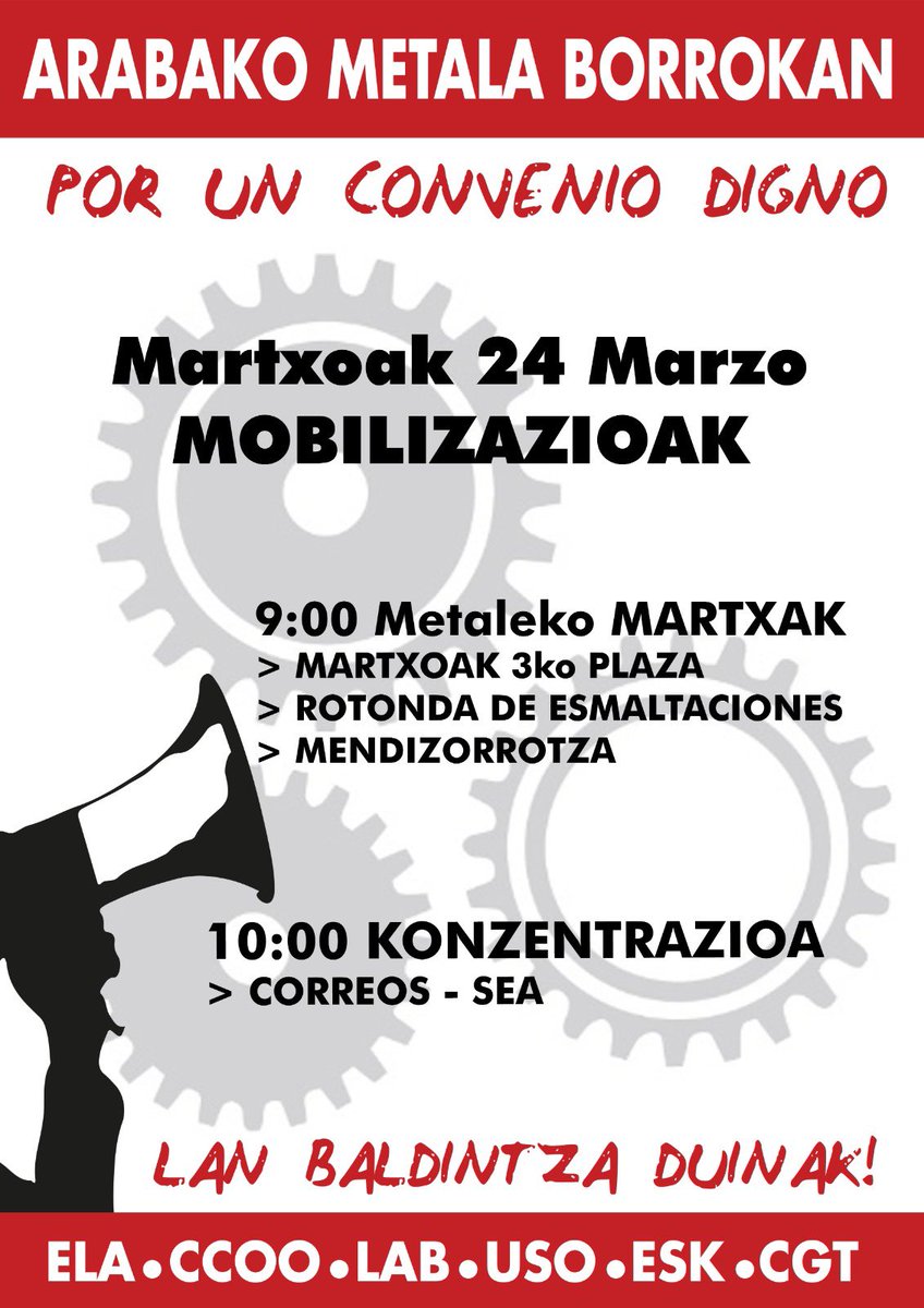 Sección Sindical CGT Alestis Vitoria (@cgt_alestis_vit) on Twitter photo 