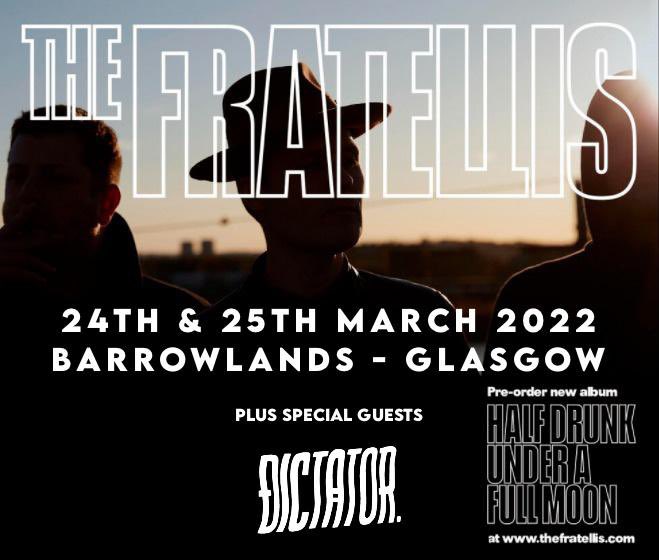 FULL CIRCLE MOMENT HERE, A LITERAL DREAM COME TRUE GETTING TO PLAY THE BARRA’S NOT ONCE BUT TWICE!!! HUGE MASSIVE LOVE TO <a href="/TheFratellis/">The Fratellis</a> <a href="/PCLPresents/">PCL Presents</a> <a href="/CallumFergusson/">Cal Fergusson</a> FOR THIS DREAM OPPORTUNITY 

(SORRY FOR CAPS BUT ONLY WAY TO TRULY EXPRESS THE EXCITEMENT)