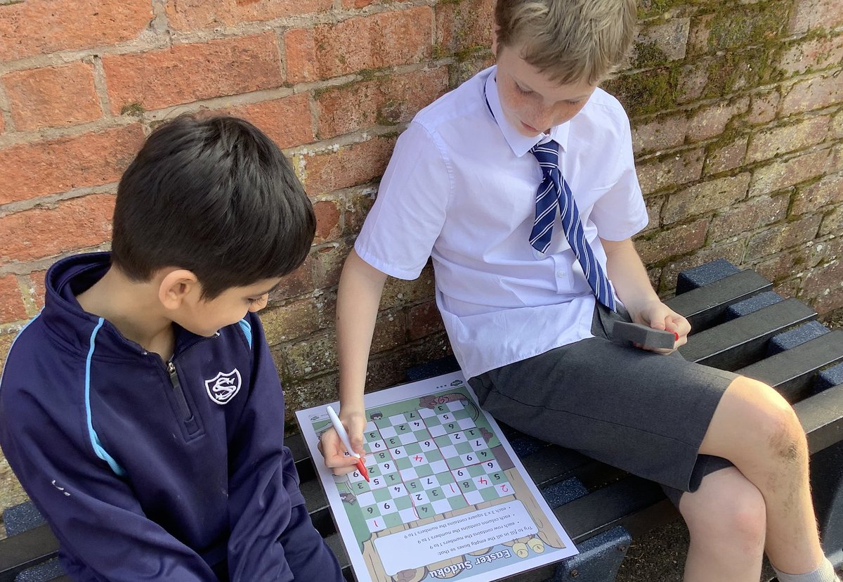 MrsDwhelan's tweet photo. @TheShrubberySch It was lovely to be able to take our learning outside and work with children from different year groups. #WorldMathsDay2022 https://t.co/HZsStWviFW