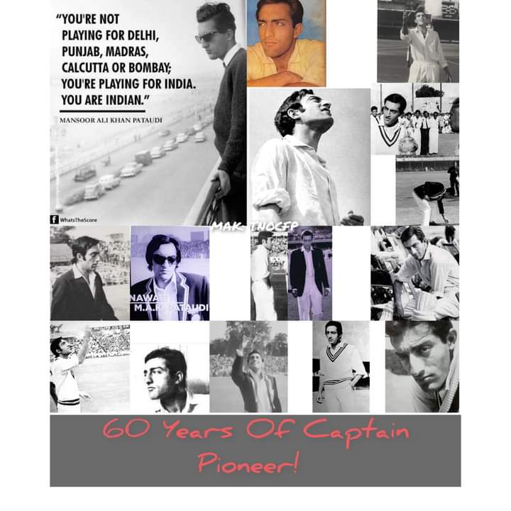 Ria_Batavyal's tweet photo. 60 years ago, yesterday, i.e., on 23rd March 1962, Tiger captained India for the first time. This changed cricket forever! 🇮🇳🌏😊

Here's to our Captain Pioneer! 😘🥰❤

🙇🏻‍♀️🤲🏻🙏🏻

#MansurAliKhanPataudi #Tiger #CaptainOfIndia #IndianCricketTeam #BCCI #23rdMarch1962 #Forever https://t.co/2EhWLkABBe
