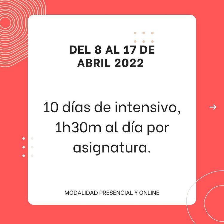 EscAtlantida's tweet photo. INTENSIVO BACH INTERNACIONAL
SEMANA SANTA

📆 Del 8 al 17 de abril 2022

📚 10 días de intensivo, 1h30m al día por asignatura

ONLINE Y PRESENCIAL

💬 685 680 622 📫 hola@escuela-atlantida.com

#IBI #IB #BachilleratoInternacional #Clasesdeapoyo #ApoyoAcademico https://t.co/Icf1I4HbGb