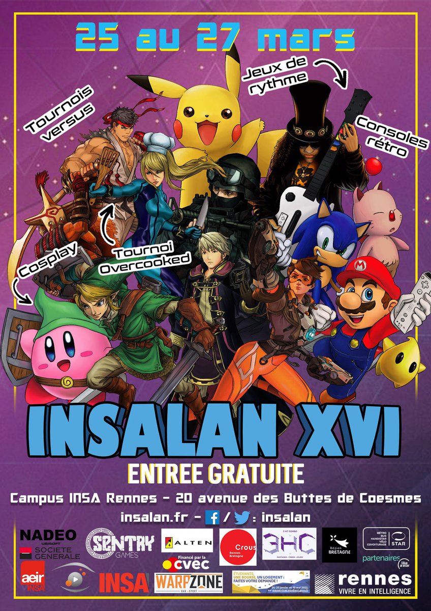 Yo les mates ! <a href="/insalan/">InsaLan</a> va débuter ce week ! 

N’hésitez pas à y faire un tour, et comme d’hab on vous met à dispo des machines de guerres pour les tournois 💪🏼

▶️ scoup-esport.fr/reservation