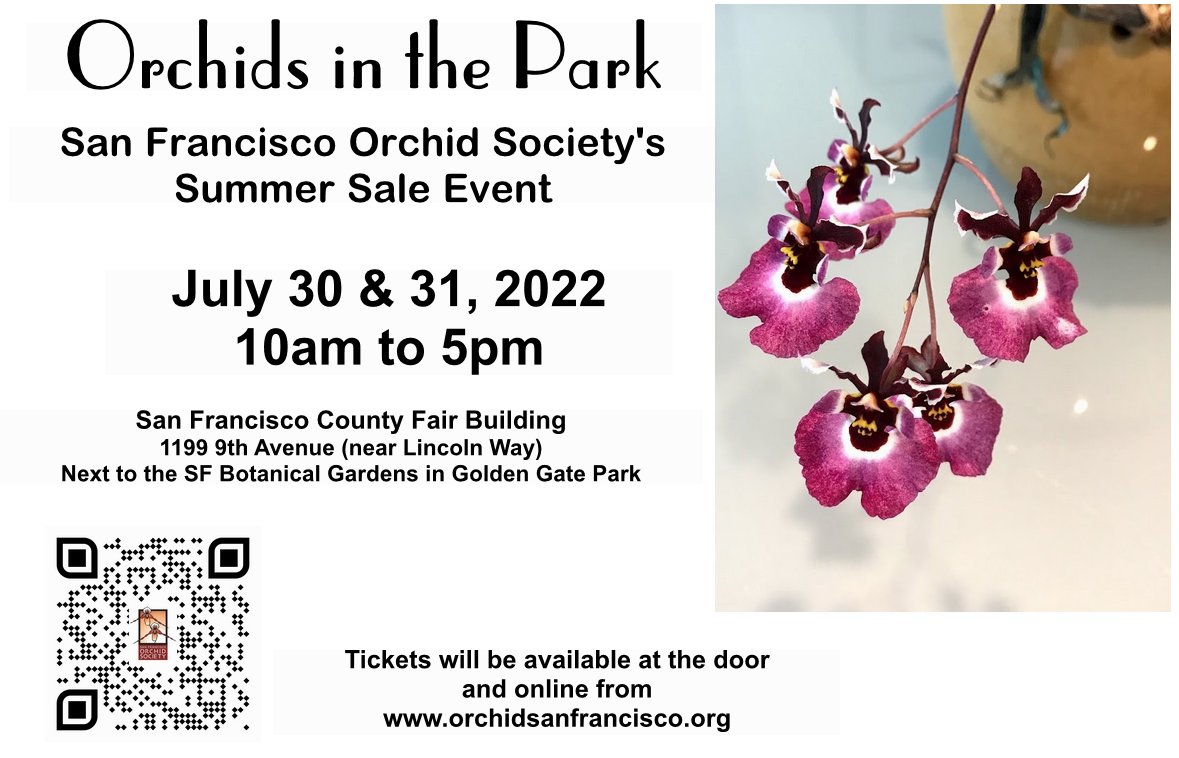 Orchids in the Park 2022 tickets on sale now: ti.to/san-francisco-…