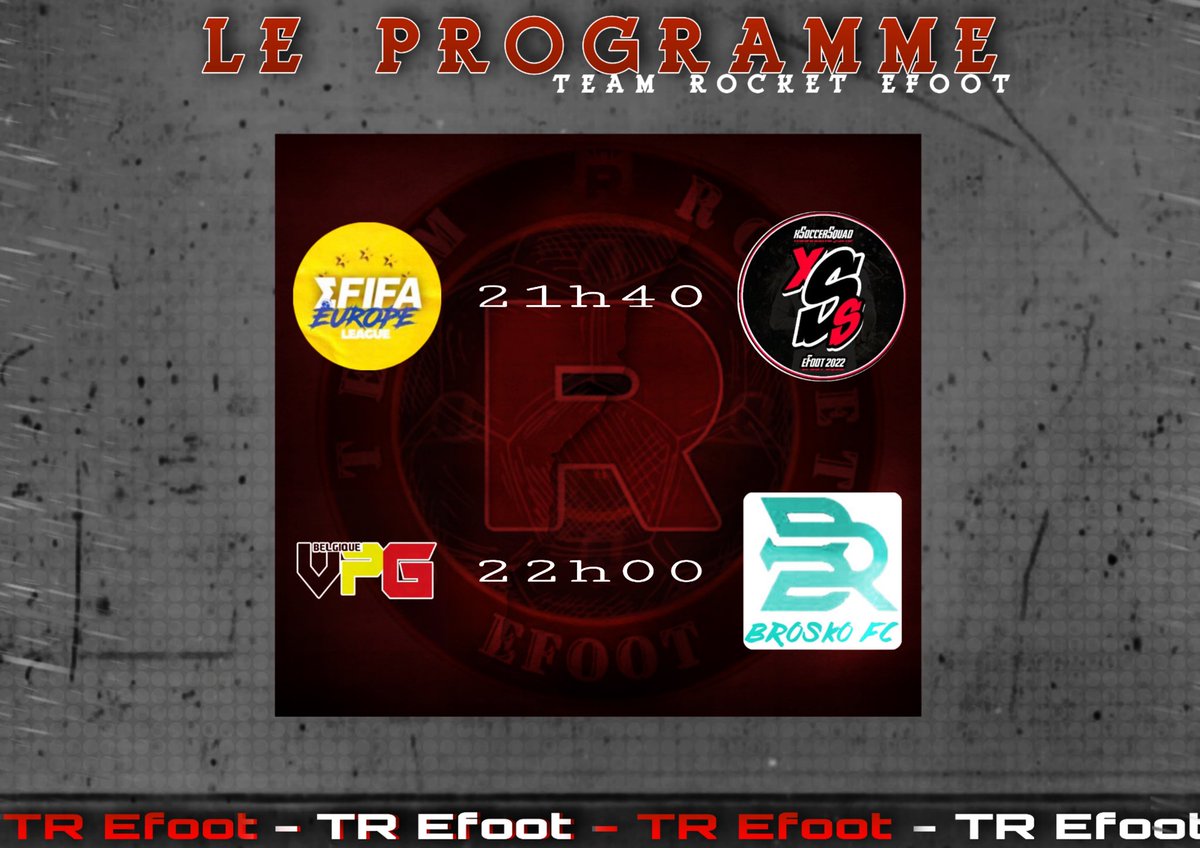 TeamrocketEfoot's tweet image. Programme du soir et composition 🔥

2 matchs ce soir, après un début de semaine moyen, il faudra prouver que nous sommes déterminés à reprendre une bonne dynamique 👏

Bonne chance à nos adversaires du soir 👀