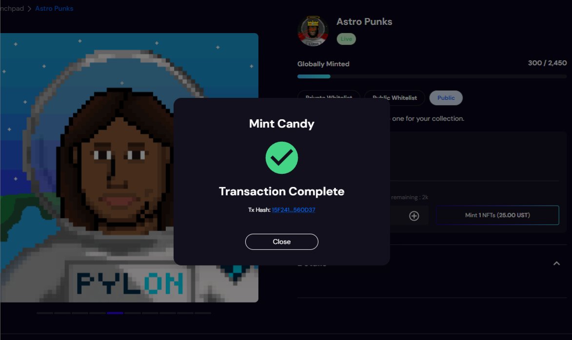 🔥🔥 V3 <a href="/knowhere_art/">Knowhere 👾 Terra NFT Marketplace 🌔</a> 🔥🔥
 These guys are bringing sexy back in a big way! 

I am not sure who Astro Punks are, but I minted a couple just because it was sooooo smooth and easy on V3 I couldn't stop! 

#TerraNFTs #LunaNFTs #MintingNow #LFG