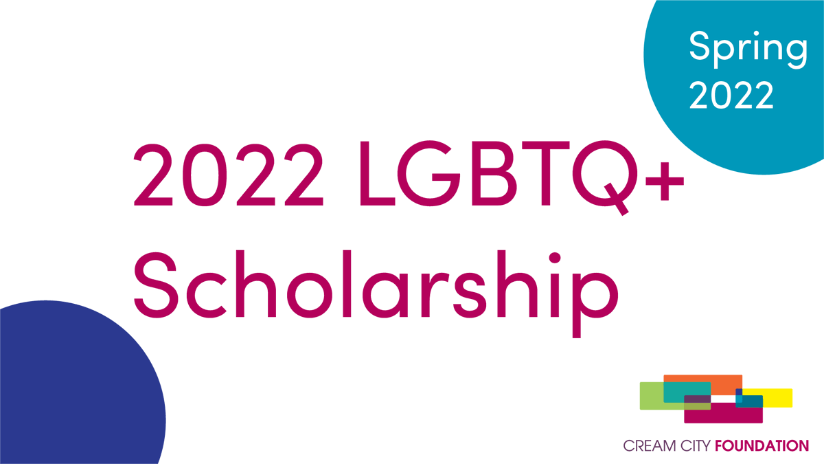 Our #Scholarship Program application opens next Friday! Are you ready? Visit creamcityfdn.org/scholarships/ to learn more! #lgbt #lgbtq #mke #wisconsin