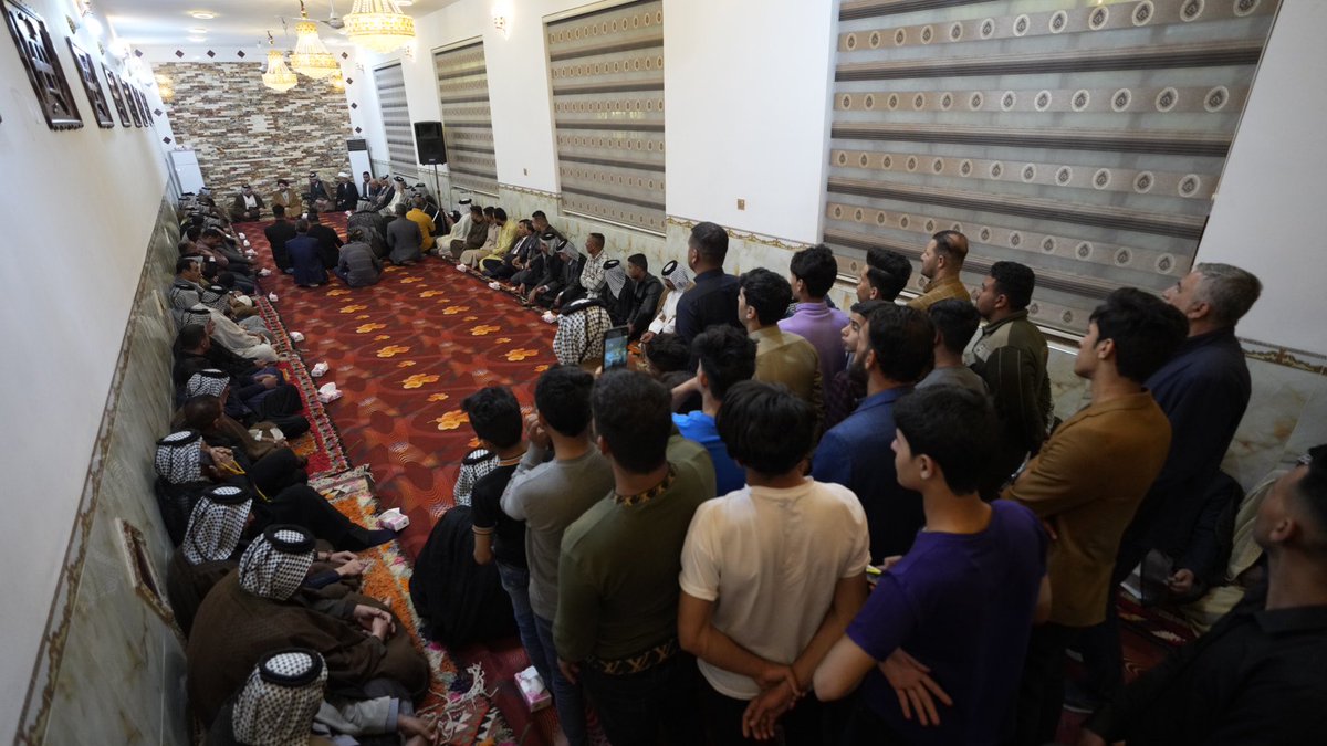 في المضيف العامر لعشائر آل شيبة الكريمة، إلتقينا جمعا من شيوخ ووجهاء آل شيبة وعشائر قضاء عفك بمحافظة الديوانية.