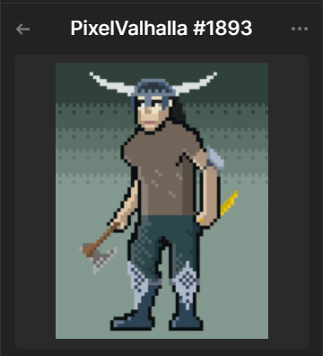 BadSolana's tweet photo. @nftsonsolana @PixValhalla MINT IS ALIVE #PixelValhalla https://t.co/rUjdqz4KQz