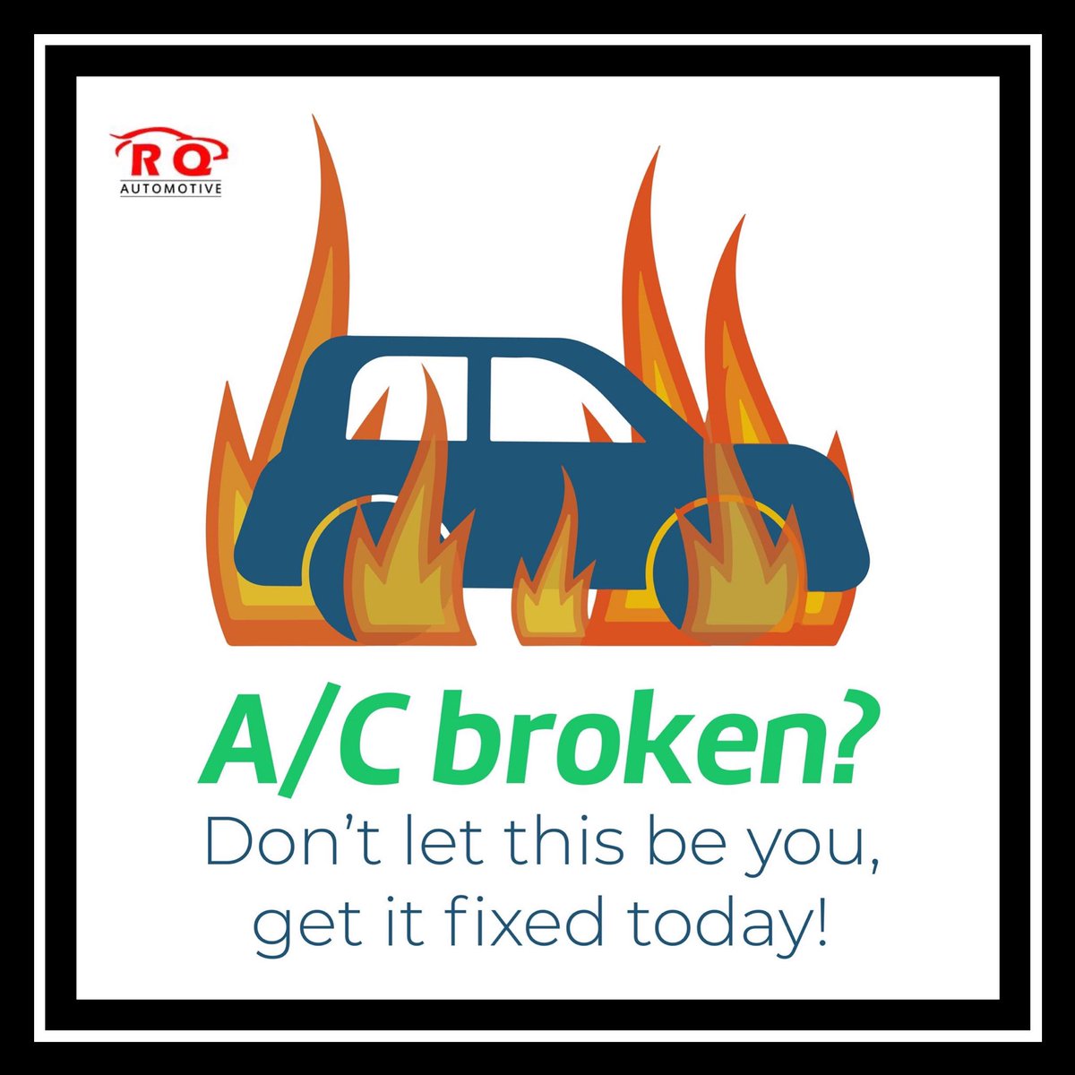 Summer is approaching and we can feel the burning heat in spring so be ready for a terrible summer,make sure you can stay cool during your daily commute! Fix your A/C before you endure another day of sweating in the car!
.
#SummerCarTips #EasyPayFinance #rqautomotive