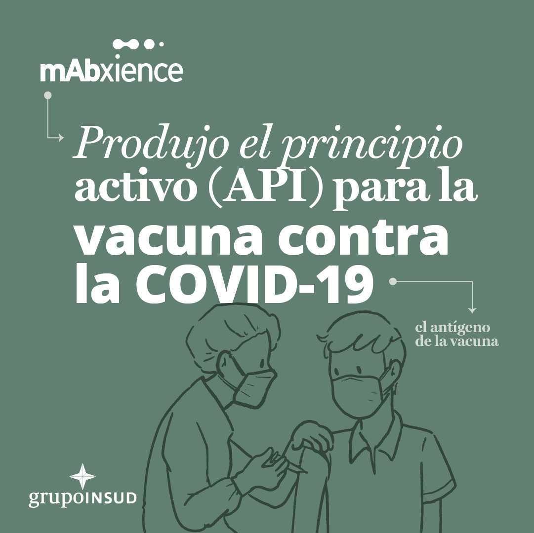 Insud_Arg's tweet photo. Gracias a su equipo de profesionales altamente calificados, a su gran capacidad productiva y a su tecnología de última generación, @mabxience fue seleccionada para la producción del principio activo de la vacuna contra la COVID-19. #OrgulloInsud https://t.co/qMKs9PvVwr