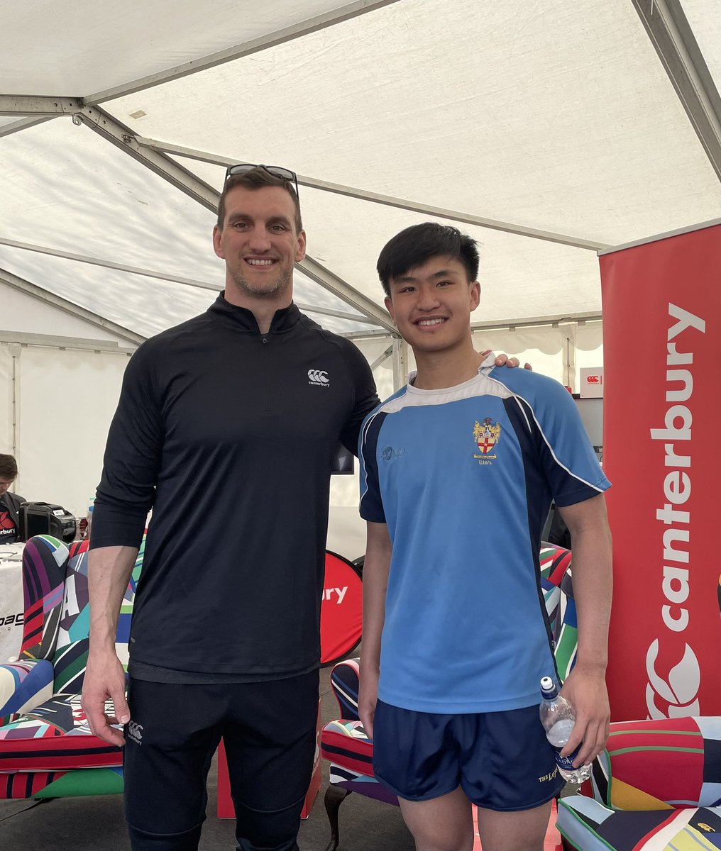 Massive thanks @samwarburton_ for chatting with the boys today @RPNS7 Great to see you there!