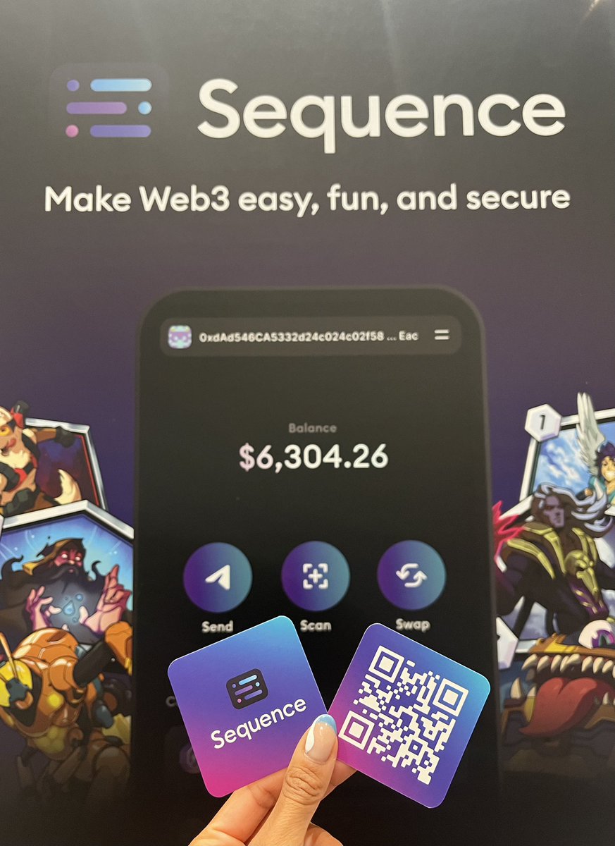 0xsequence's tweet photo. We’re here at GDC: booth P1626. Come say hi 💜 https://t.co/LmJkHm1LLf