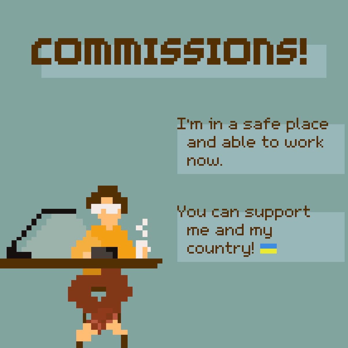 cqpixels's tweet photo. Just in case
Anyway I’ll gladly make Arcane or Disco Elysium fan art for you!
#pixelart #commissions #ukraineartist https://t.co/Q2dCDO3SQg